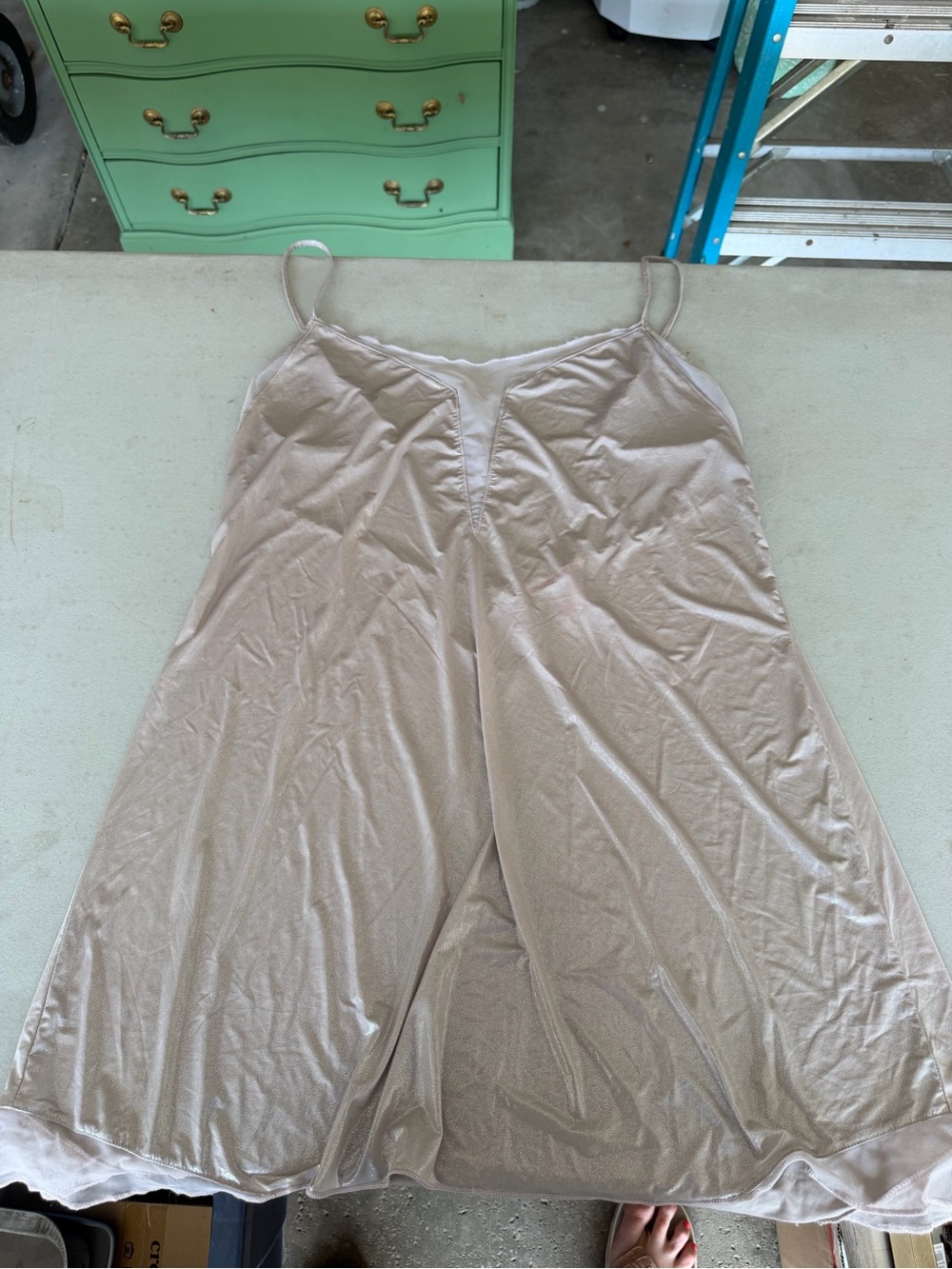 Victoria's Secret Nude Beige Slip Chemise